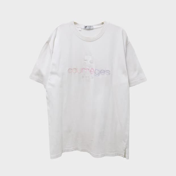 90'S 꾸레쥬 반팔 티셔츠 66024