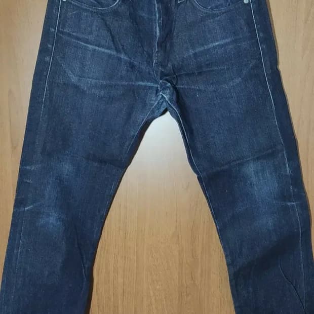 네페진 스키니가이 인디고 브로큰트윌 셀비지