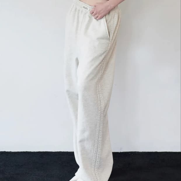 락케이크 레이스 라인 팬츠 2way S