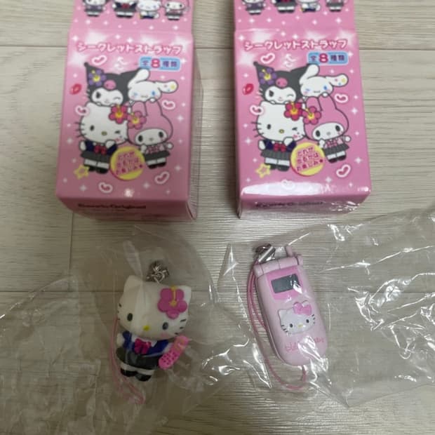 산리오 헬로키티 코갸루 스트랩 키링 일괄