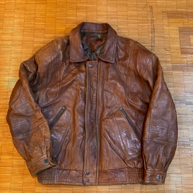 플레이보이 90‘s 램스킨 레더자켓