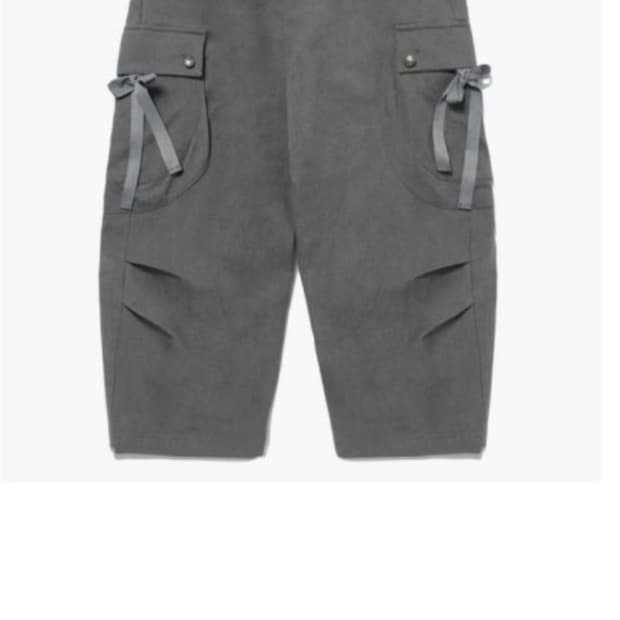 허그유어스킨 멀티 카고팬츠 그레이