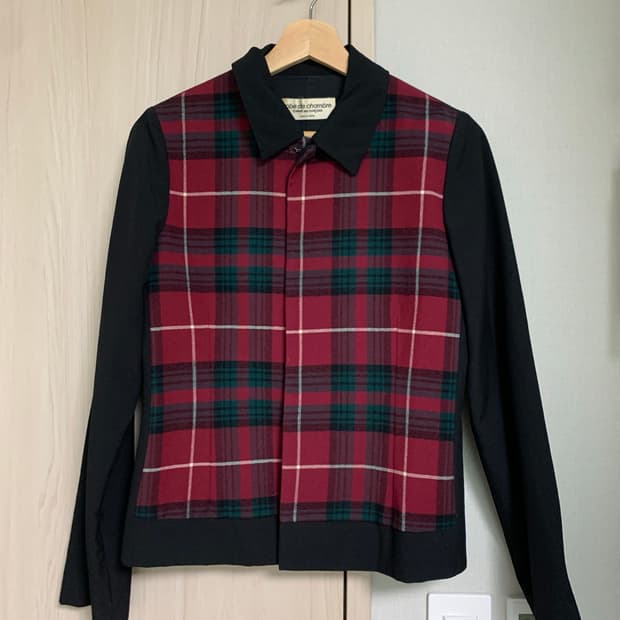 Comme des Garcons 꼼데가르송 체크자켓