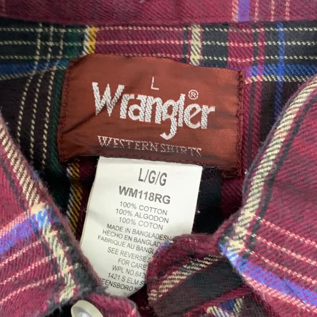WRANGLER 웨스턴 셔츠