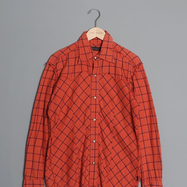 MORGAN HOMME Check Western Shirts