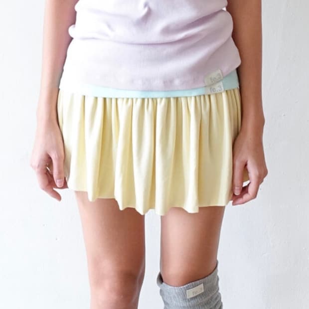 [fe.3] yuzu skirt (lemon)