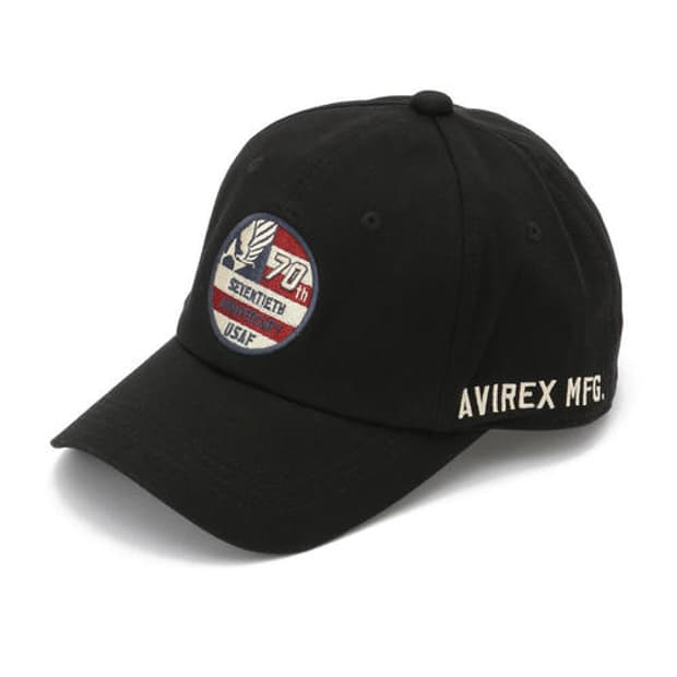아비렉스/ usn 70주년 볼캡 블랙/ 프리