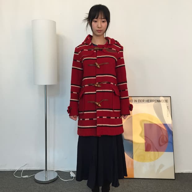 Hysteric Glamour 레드라인 더플 코트