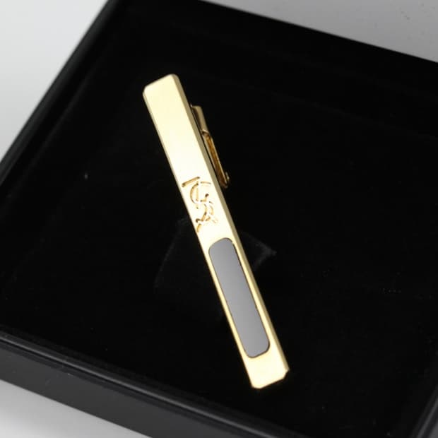 입생로랑 A-등급 5cm 남자 명품 넥타이핀 빈티지