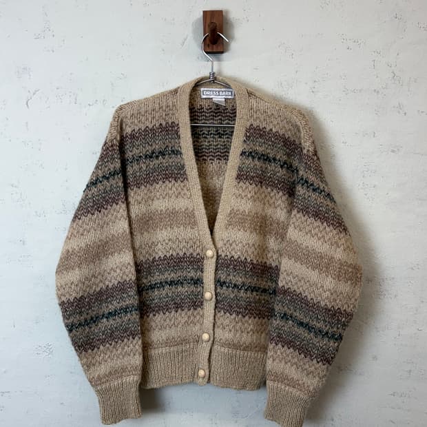 빈티지 모헤어 니트 가디건