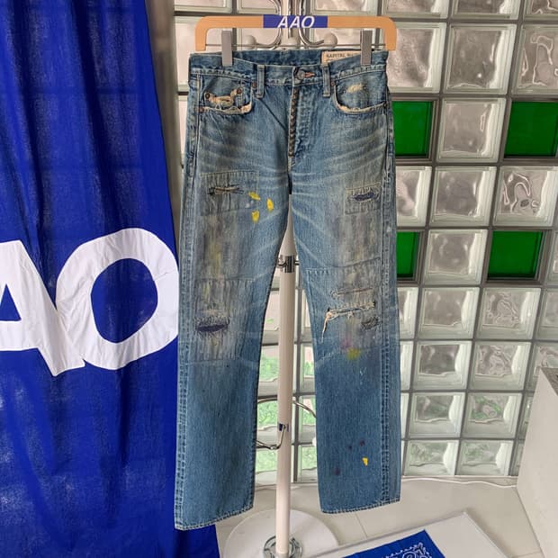 Last one/denim pant Kapital