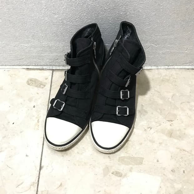 Ash 아쉬 버클 웨지힐 스니커즈
