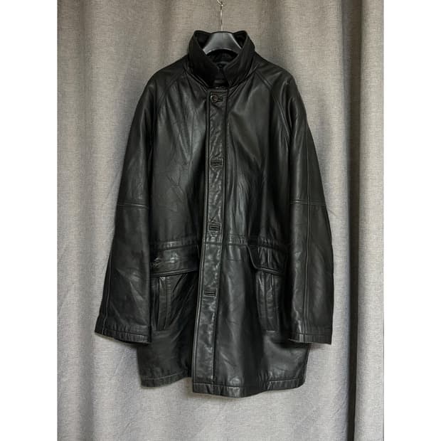 90s 레더 카코트