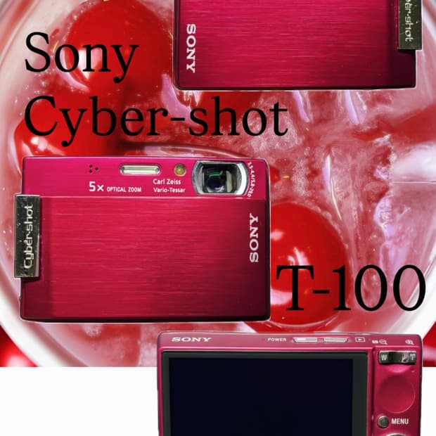 초미품🫧 소니 사이버샷t-100 레드🍎 메모리스틱,전용리더기 풀구성