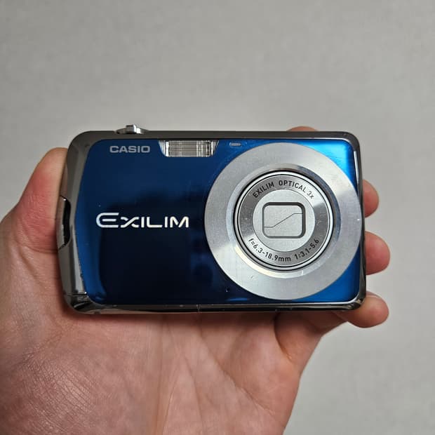 카시오 엑슬림 EX-Z1 블루 빈티지 디카 디지털카메라