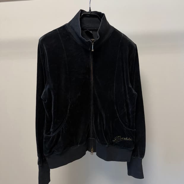 Danskin velour zip up 