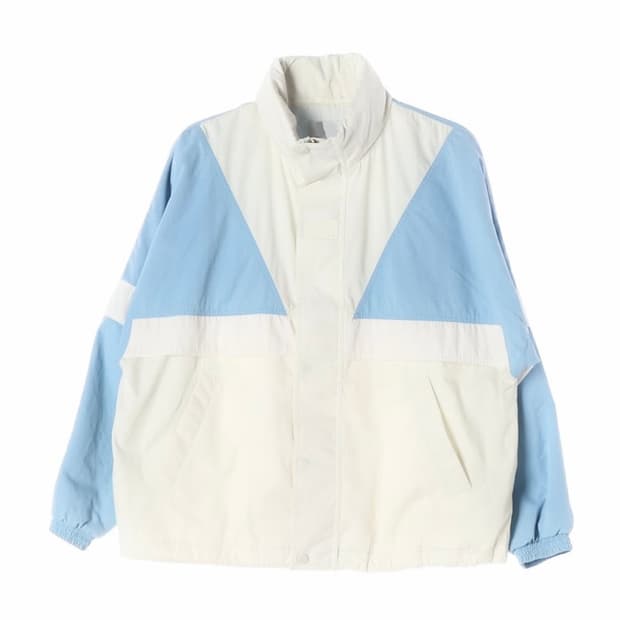 빈티지 스카이블루 바람막이