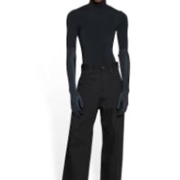 [M] 발렌시아가 배기진 배기팬츠 데님 블랙 판매합니다