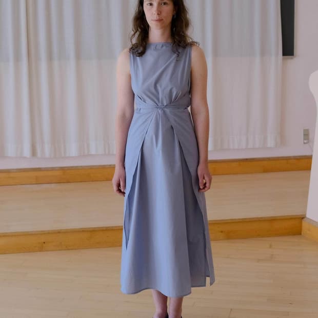 [XS,S,M]베이스레인지 Decti 드레스/넬슨 블루