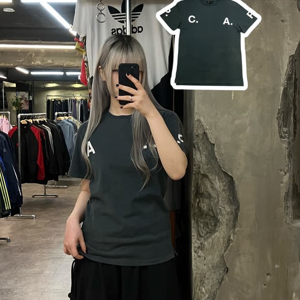 A.P.C 반팔 티셔츠 그린 S #csz2815