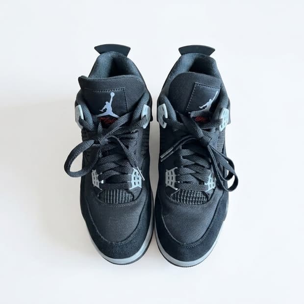 조던4 레트로 SE 블랙 캔버스