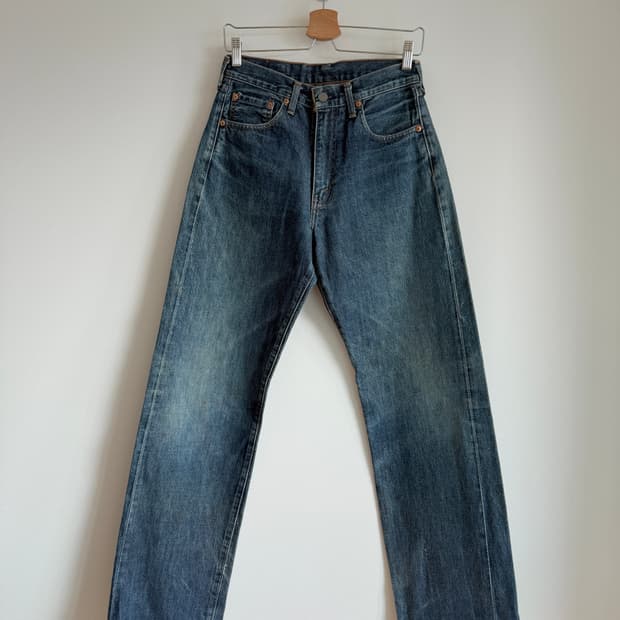 리바이스(Levi's) 504Z-XX 일본판 빅E 셀비지 데님