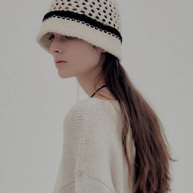 문선 니트 햇