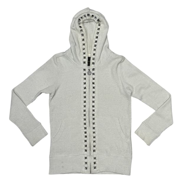 히스테릭 글래머 아카이브 스터드 폭탄 후드 집업 자켓