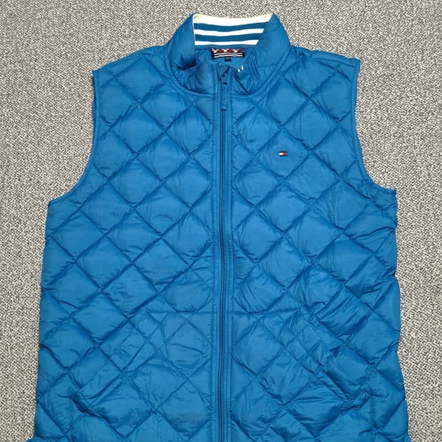 타미힐피거 덕다운 퀼팅 조끼 베스트 164 90-95