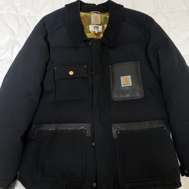 <아카이브>준야와타나베 칼하트 다운 워크 자켓(XL)