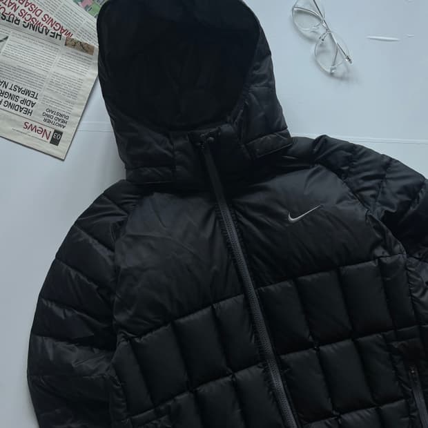 Nike 나이키 투웨이 덕다운 블랙 패딩