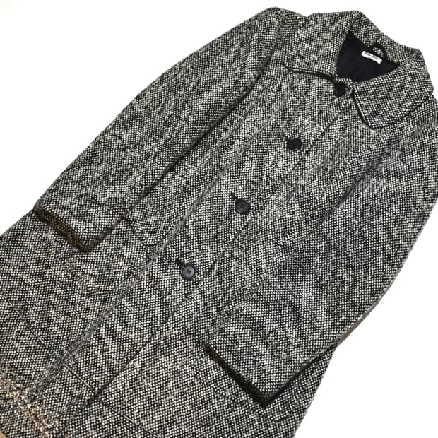 Miu miu 05FW studded tweed coat