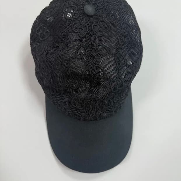 구찌 모자 블랙 중고 gucci 