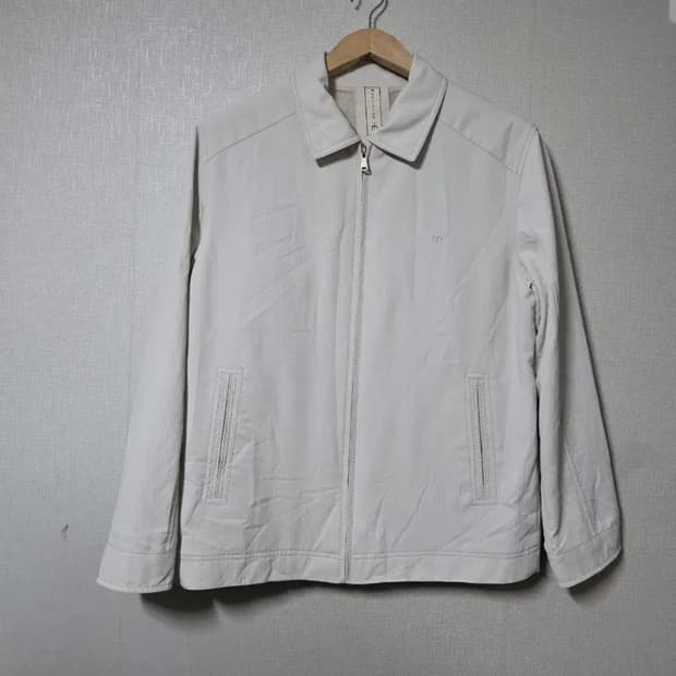 맨스타 시스템옴므 아이보리 면 자켓  사이즈 95 오버핏