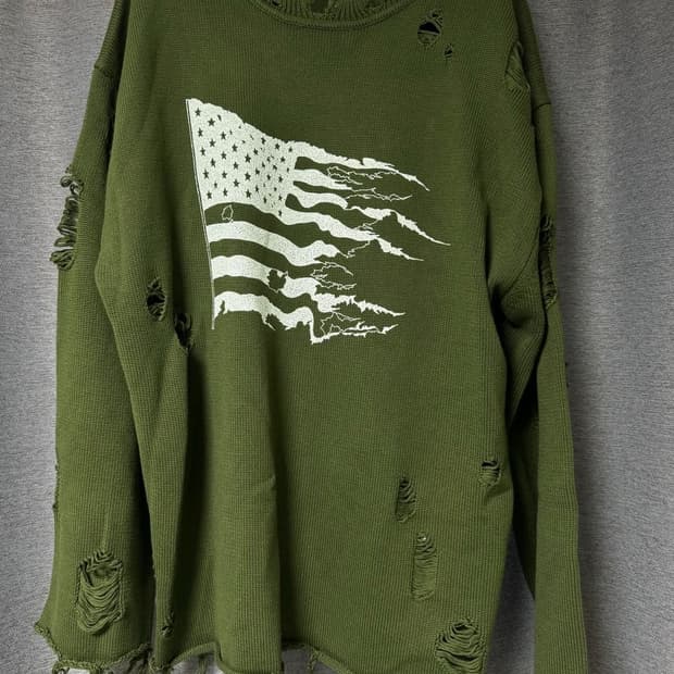 KAMIYA 성조기 니트