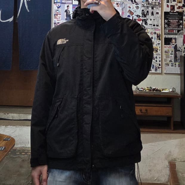 노스페이스 투지퍼 바람막이 자켓