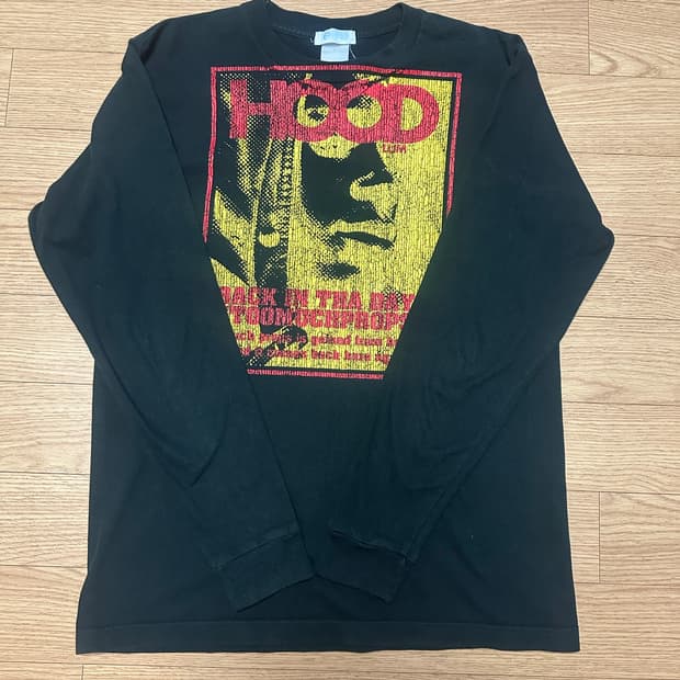 미제 hoodlum 프린티드 롱슬리브