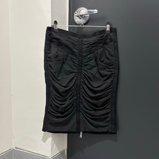 Dolce & Gabbana ruched fitted skirt