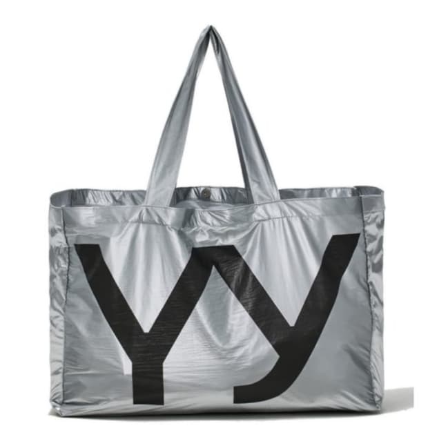Open yy 실버 토트백 쇼퍼백