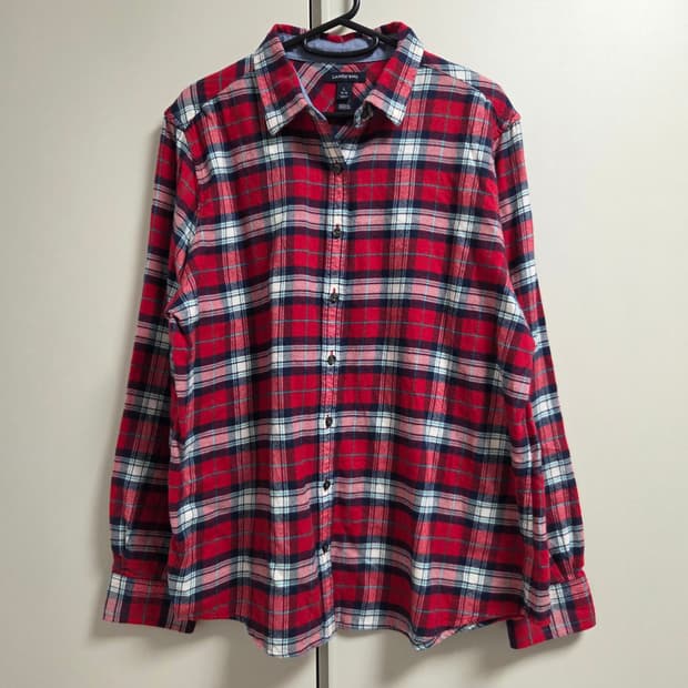 Land's end 플란넬 체크 셔츠 L(100)