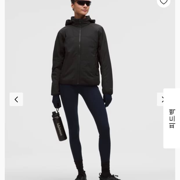 (구매) 룰루레몬 인설레이티드 백 벤트 러닝 자켓