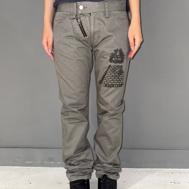 Swing incomo graphic point grey pants