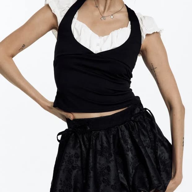 (공홈품절) Bonnie halter top