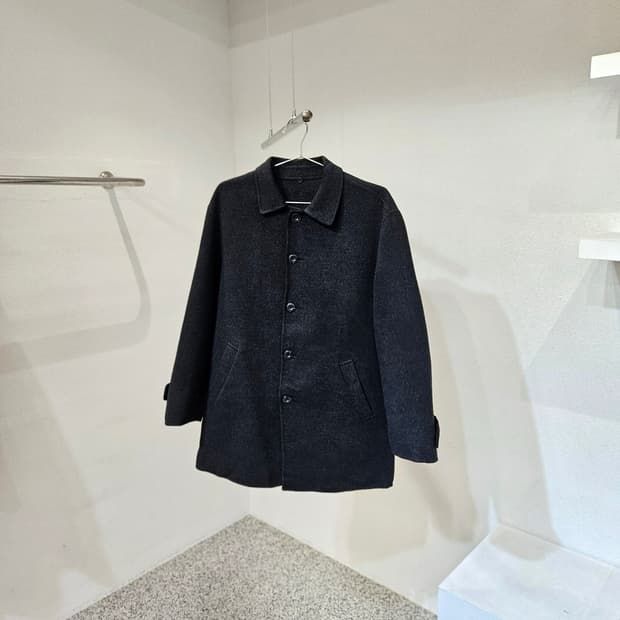 모직 싱글 코트