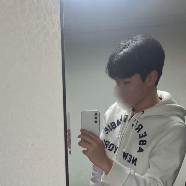 아베크롬비 화이트 후드집업