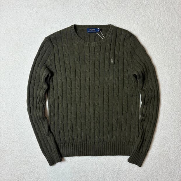 폴로 랄프로렌 10's 시그니처 신형 꽈배기 니트 PN6345
