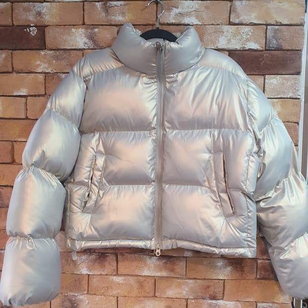 Magenta Studio 실버 숏패딩