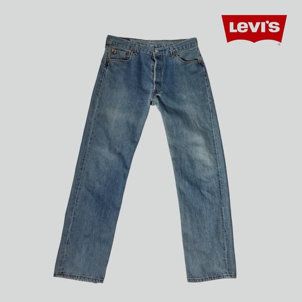 [W36L32]90's USA 리바이스 501 데님 팬츠