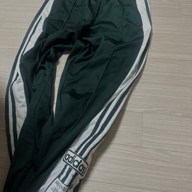 아디다스 아디브레이크 카키 트랙팬츠 와이드 빈티지 파이어버드 y2k