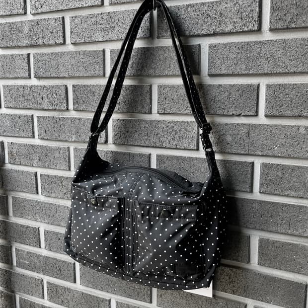 Porter 포터 화이트 도트 크로스백